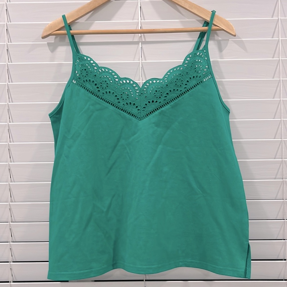 NWOT Gigio USA Small Green Cami